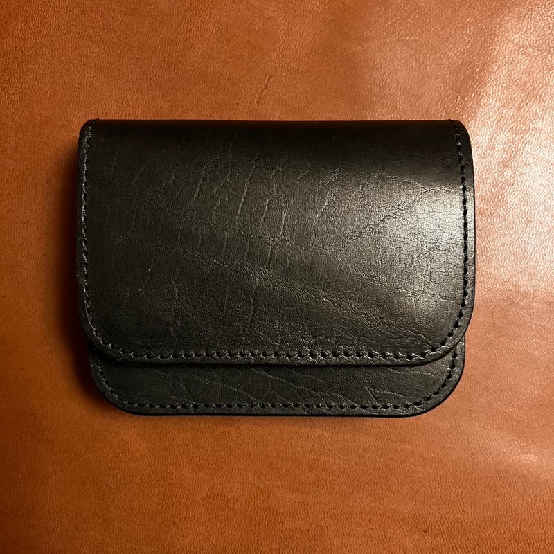 LW-02-BLK Small Tracker Wallet(サドルレザー茶芯) | kyot LW-02-BLK Small Tracker Wallet(サドルレザー茶芯) | kyot