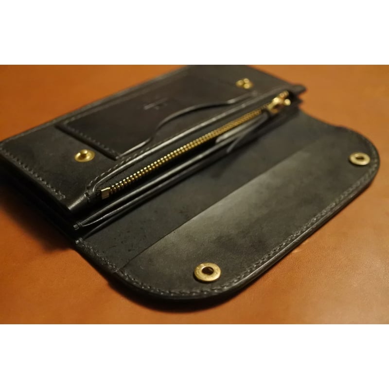 LW-03-BLK-BRI Tracker Wallet（ブライドルレザー） | kyotan