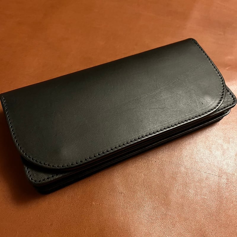 LW-04-BLK Long Wallet（ヌメ革） | kyotani leather works