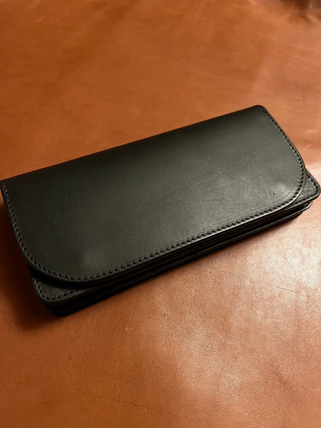 LW-04-BLK Long Wallet（ヌメ革） | kyotani leather works