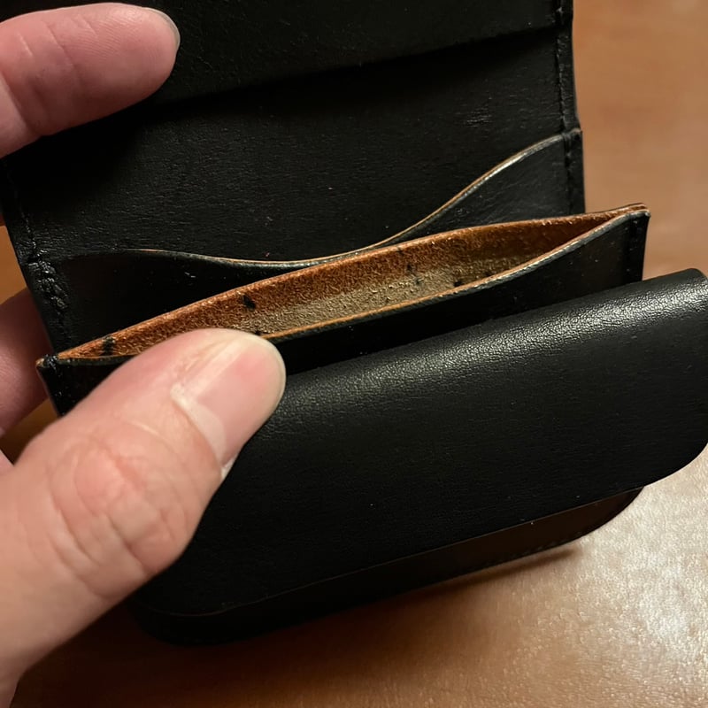 LW-02-BLK Small Tracker Wallet(サドルレザー茶芯) | kyot LW-02-BLK Small Tracker Wallet(サドルレザー茶芯) | kyot