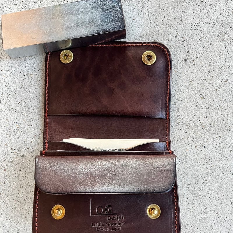 LW-02-DB Small Tracker Wallet（ミニウォレット）（型押しクロコダイ