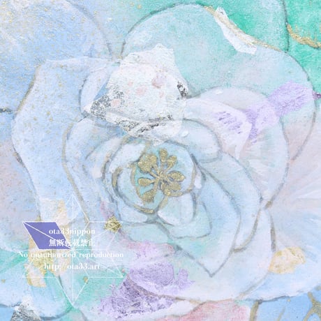 百花為誰咲 薔薇【額装付き】