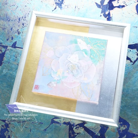 百花為誰咲 薔薇【額装付き】