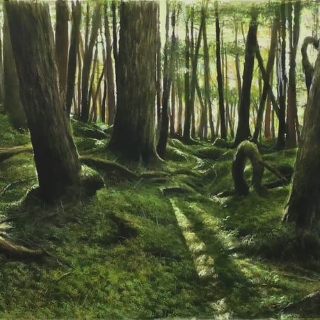 鍋島正一画　SM 「木門の城」　額　東さ6-0520☆1F 鍋島正一画 SM 「木門の城」 額 東さ6-0520☆1F