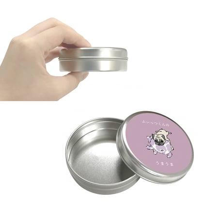 ▼(カラー)うまうま入れ缶(イラストをお持ちの方限定商品)