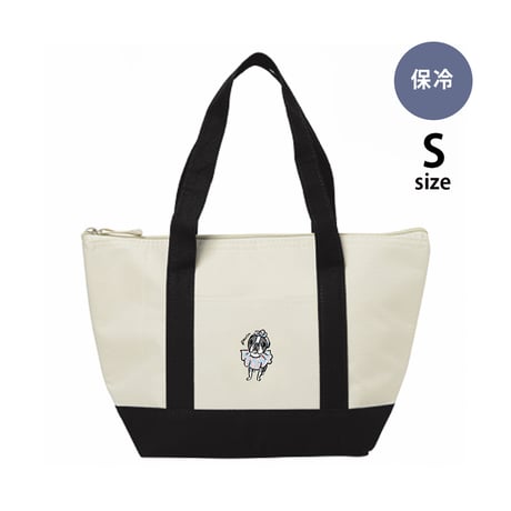 ▼(S)ポリエステルバイカラー保冷トート◆(イラストをお持ちの方限定商品)