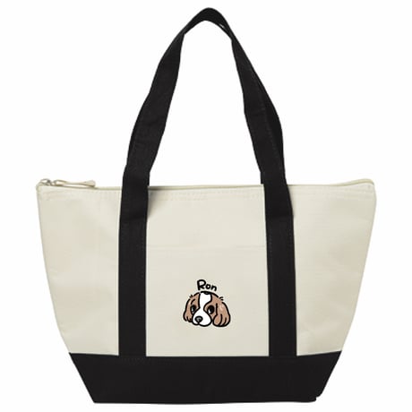 ▼(S)ポリエステルバイカラー保冷トート◆(イラストをお持ちの方限定商品)