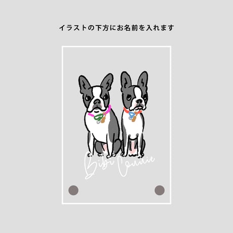 ★アクリルスクエアプレート◆(イラストをお持ちの方限定商品)