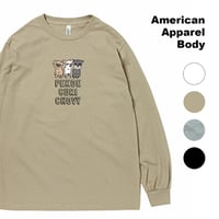 ▼アメリカンアパレルボディ 6.0oz 長袖TEE◆(イラストをお持ちの方限定商品)