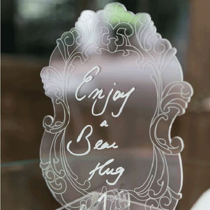 アクリル透明サインボード | YourStyleWedding
