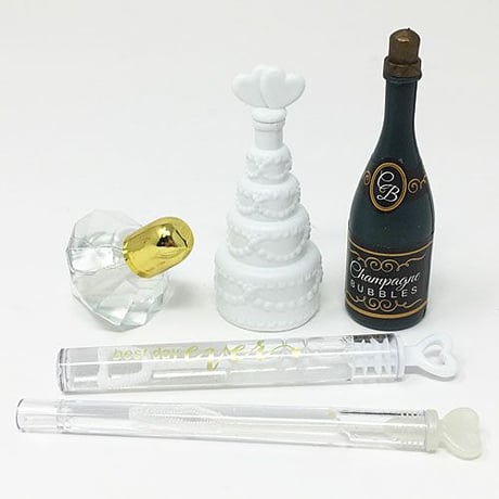 シャボン玉【ハートのスティック】24個セット