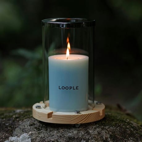 キャンドルシリンダー キャンドルセット 【3色】LOOPLE