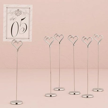 カード立て【ダブルハート】6個セット