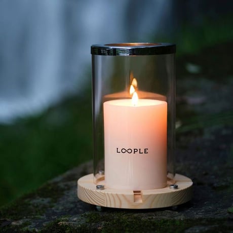 キャンドルシリンダー キャンドルセット 【3色】LOOPLE