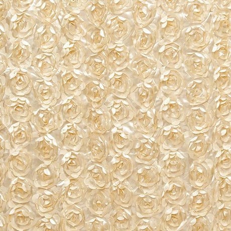 サテンのバックドロップ【ゴールドフラワー】110cm×250cm