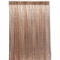 スパンコールのバックドロップ【ピンクゴールド】110cm×250cm