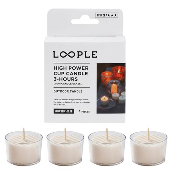 アウトドア用 ティーライトキャンドル ハイパワー カップ