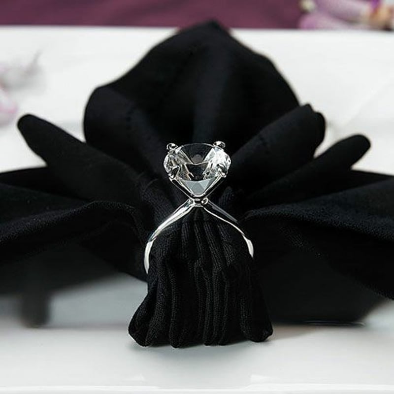 ナプキンリング【ダイヤモンド指輪】4個セット | YourStyleWedding