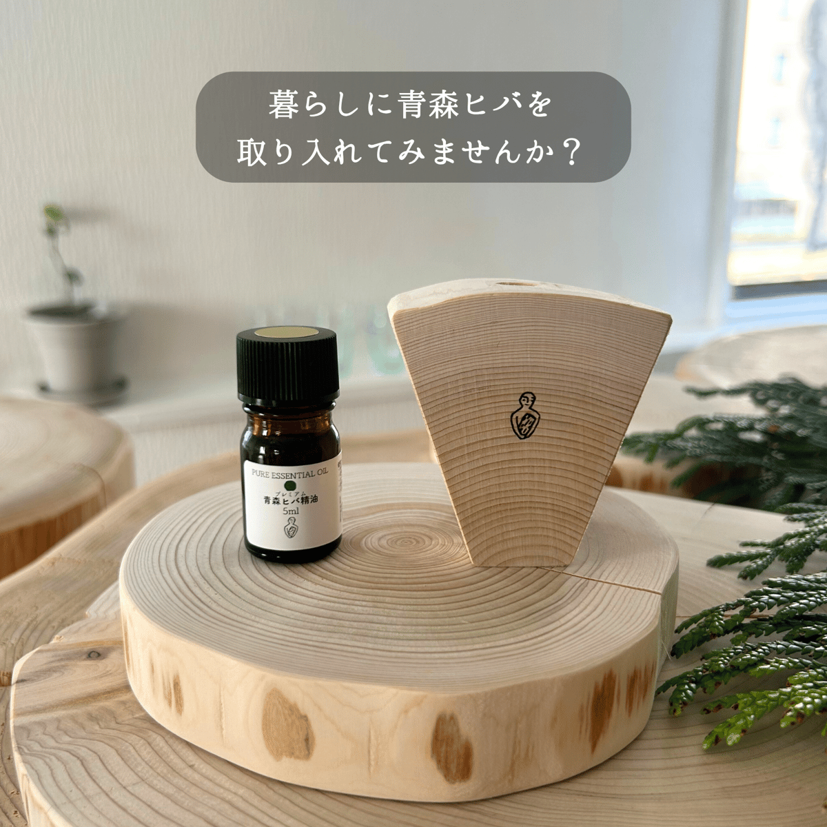 青森ヒバ 精油（ 5ml/10ml/30ml） | ヒバ木工舎 木の香（KINOKO）