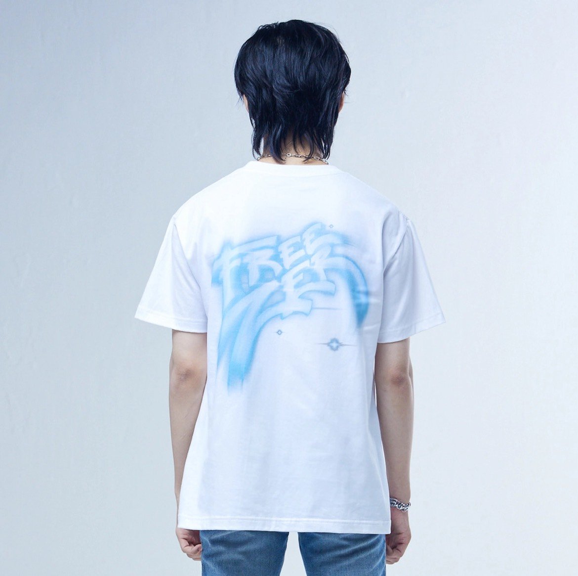 FREEZER】vol.1 《Oversized Blue Logo Tシャツ》 | ティン