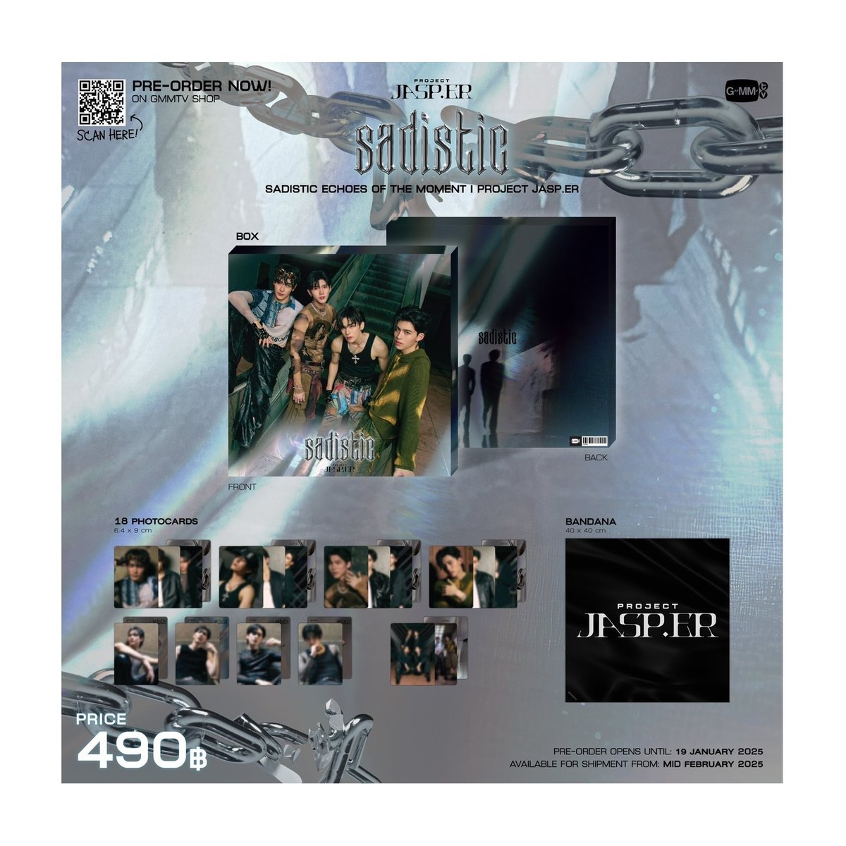 新品未開封 GMMTV JASPER SADISTIC フォトカード 新品 未開封 GMMTV JASPER SADISTIC フォトカード