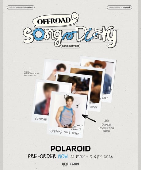 【OFFROAD】SONG DIARY SET