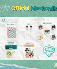 【DUANG WITH YOU Official Goods 第2弾！】　ノート/ペン/Paper Clip/Tattoos/ステッカーセット/Pin