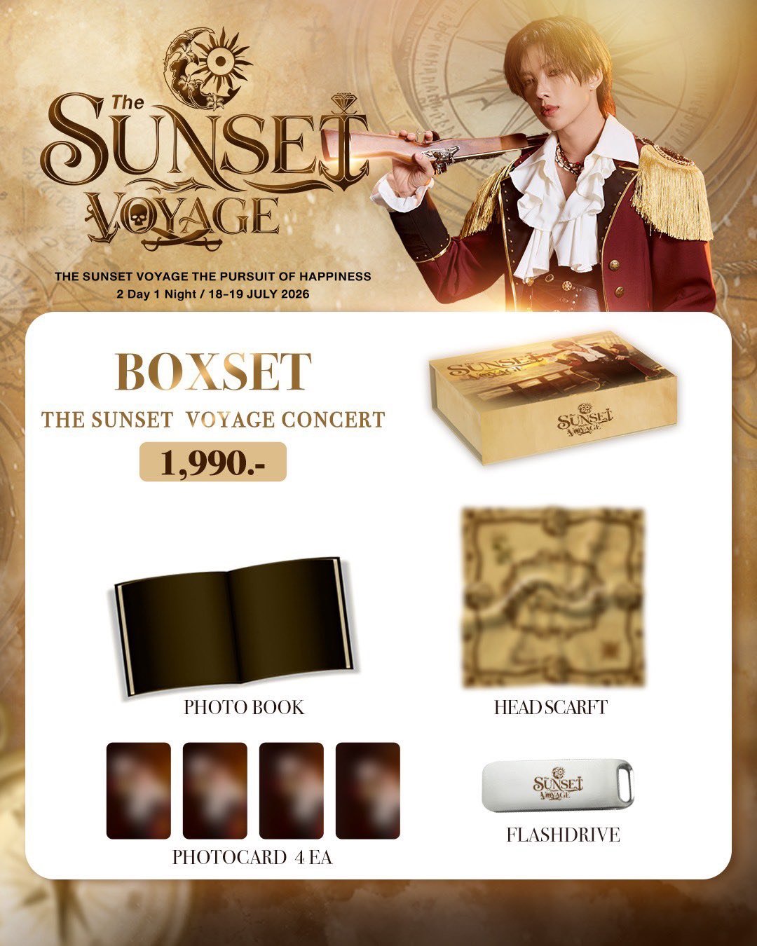 Noeul THE SUNSET VOYAGE CONCERT グッズセット S2】The Sunset Voyage Concert Box Set | ティンタイ ต