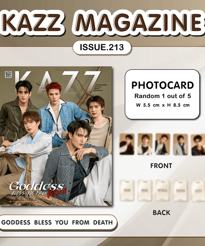 KAZZ MAGAZINE】#213 Goddess Bless You From Deat