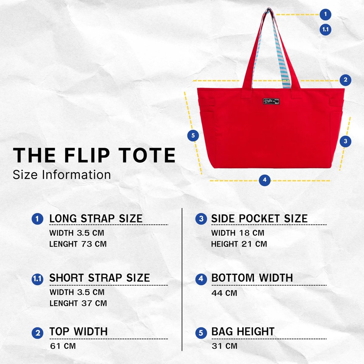 peatブランド　wvsu トートバッグ WVSU】 The Flip Tote | ティンタイ ติ่งไทย