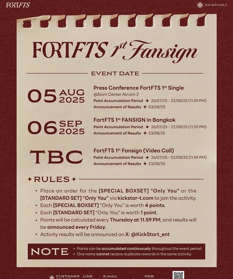 FortFTS 〈Only You〉 SPECIAL BOX FortPeat Fort FTS】 1st Single ～ Only You 《 STANDARD SET