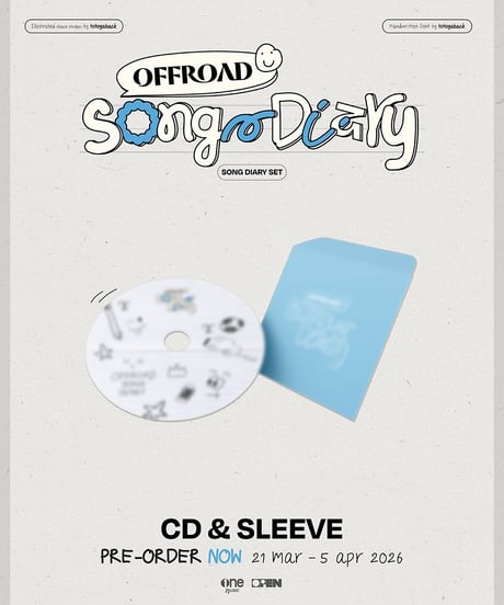 【OFFROAD】SONG DIARY SET