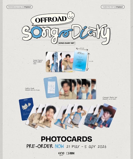 【OFFROAD】SONG DIARY SET