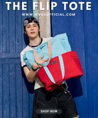 【WVSU】 The Flip Tote 《RED》