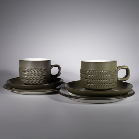 Denby CHEVRON トリオ（ヴィンテージ）