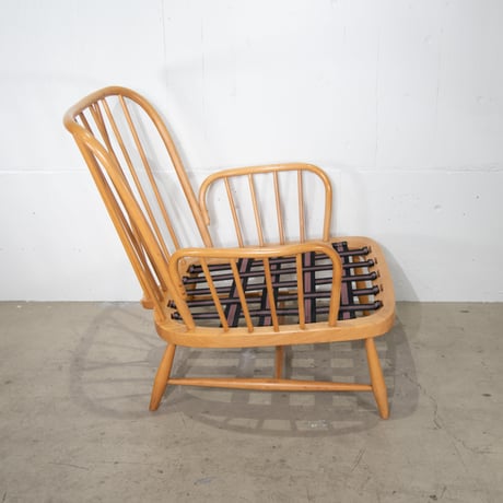 ERCOL ウィンザージュビリー1Pソファ（張替済み）