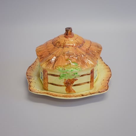 J.Shaw&Son Cottage Ware バターディッシュ