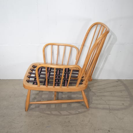 ERCOL ウィンザージュビリー1Pソファ（張替済み）