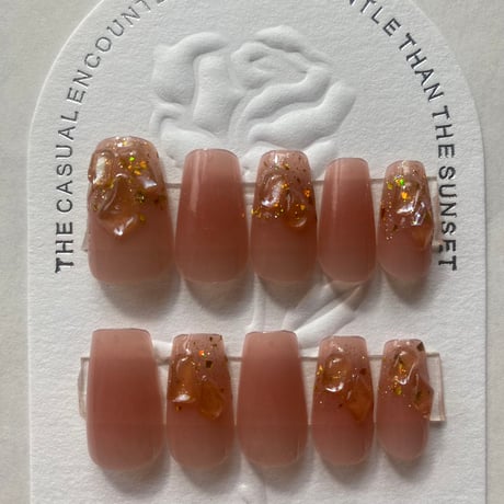 Elegant Apricot Droplet Nai Kit