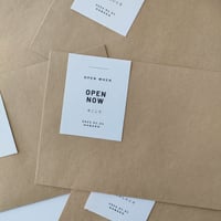 オープンウェンレターラベル｜SOHO