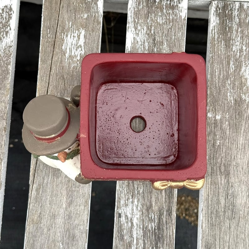 ノエルポット スノーマン | プチフルール ネットショップ