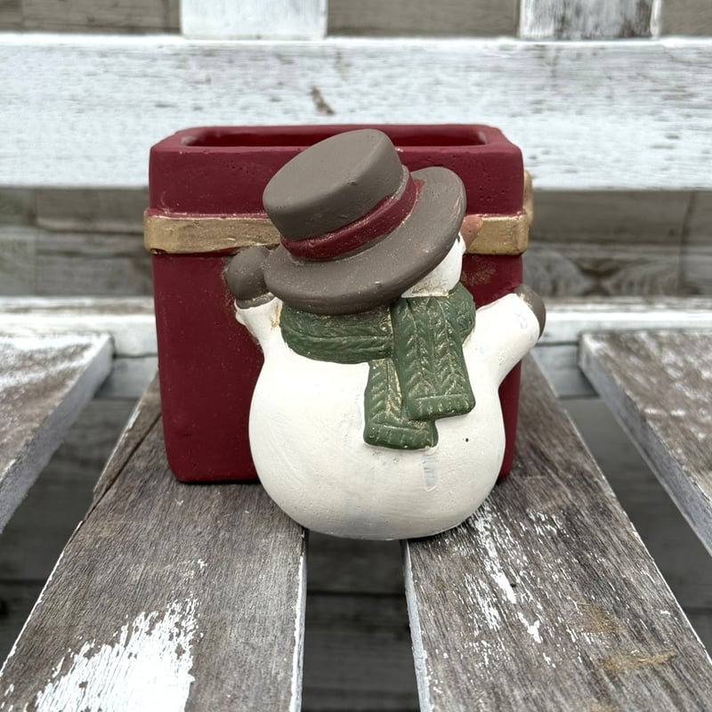 ホットスノーマンさま専用 ノエルポット スノーマン | プチフルール ネットショップ