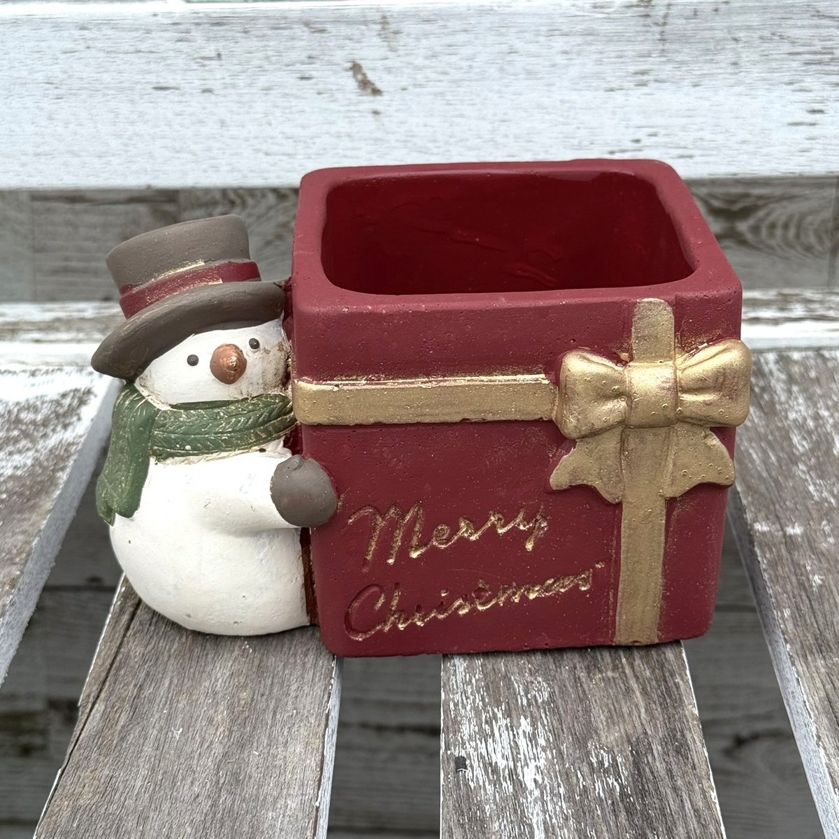 ホットスノーマンさま専用 ノエルポット スノーマン | プチフルール ネットショップ