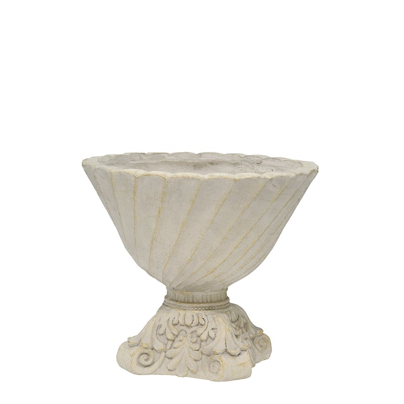 レリーフゴブレットS アイボリー×ゴールド | プチフルール ネットショップ