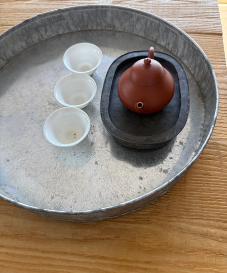 潮州 錫茶盤 3