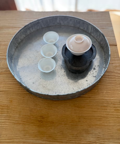 潮州 錫茶盤1