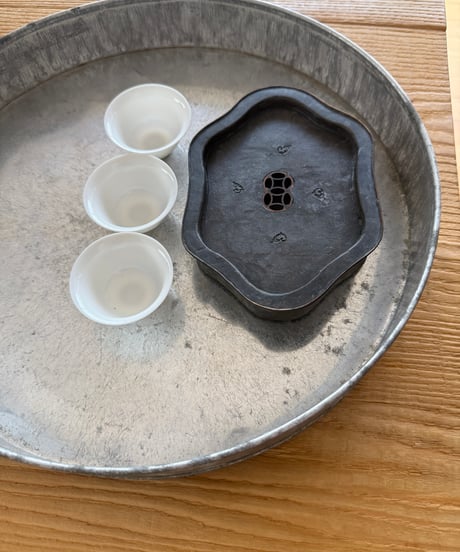 潮州 錫茶盤 2