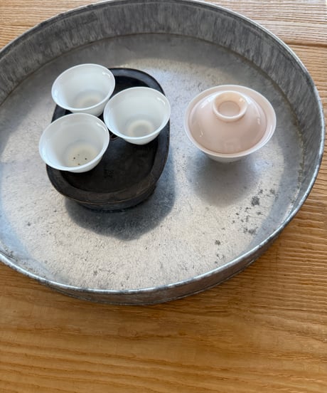 潮州 錫茶盤 3