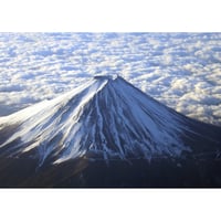 絵画風 壁紙ポスター (はがせるシール式) 凱雲快晴 富士山頂と富士裾野に広がる雲海 剣が峰 裏富士 富士山 キャラクロ FJS-051A1 (A1版 830mm×585mm)